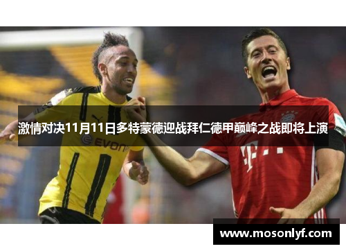 激情对决11月11日多特蒙德迎战拜仁德甲巅峰之战即将上演